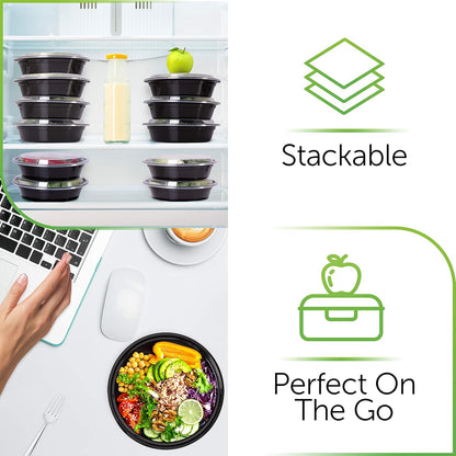 30 Pack Meal Prep Containers Reusable