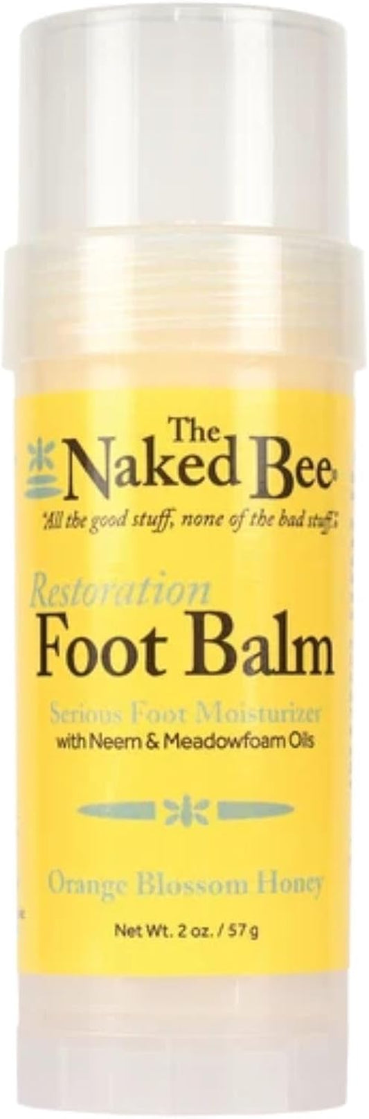 Orange Blossom Honey Restoration Foot Balm Stick 57G | Foot Care Heel Balm Repair Moisturiser | Skin Care Moisturising Cream for Cracked Heels and Dry Skin